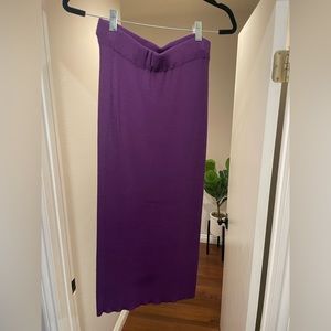 Purple Halogen Pencil Skirt